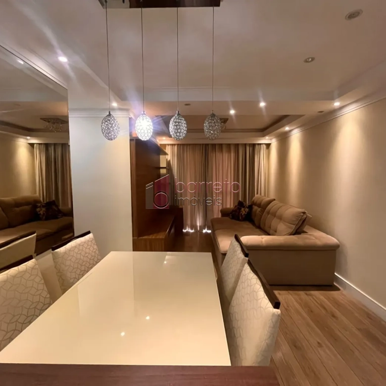 APARTAMENTO SEMI MOBILIADO PARA LOCAÇÃO NO CONDOMÍNIO JARDIM CONQUISTA – JUNDIAÍ/SP