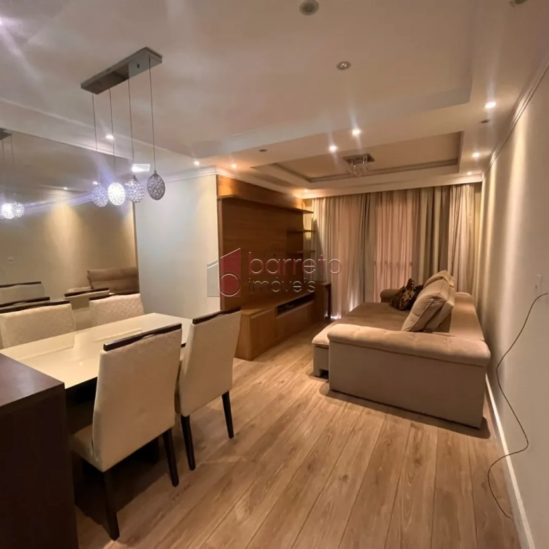 APARTAMENTO SEMI MOBILIADO PARA LOCAÇÃO NO CONDOMÍNIO JARDIM CONQUISTA – JUNDIAÍ/SP
