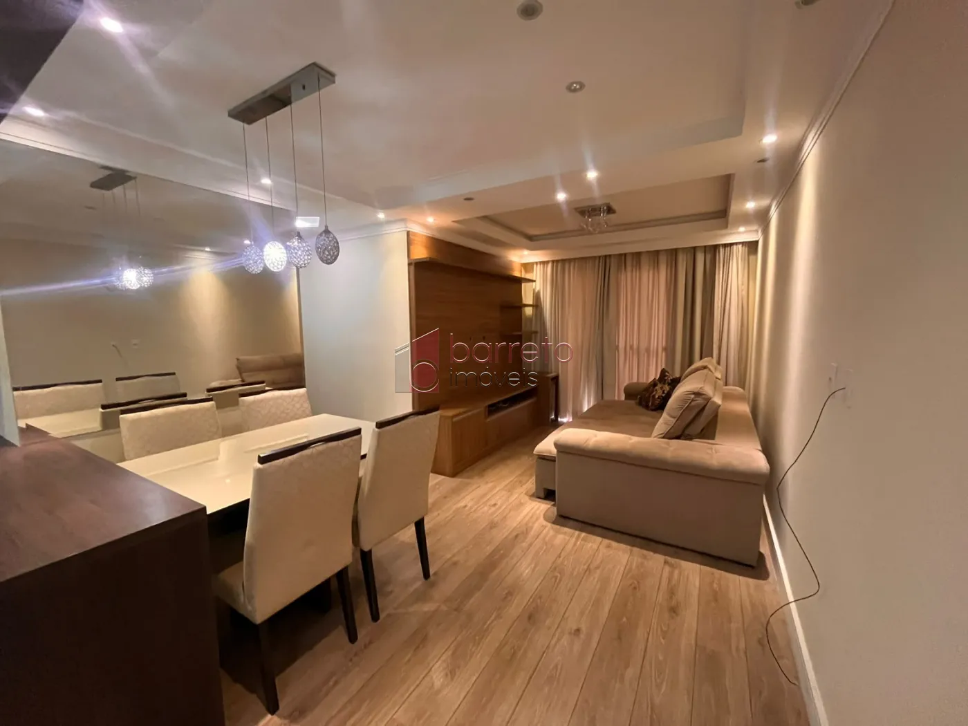 APARTAMENTO SEMI MOBILIADO PARA LOCAÇÃO NO CONDOMÍNIO JARDIM CONQUISTA – JUNDIAÍ/SP
