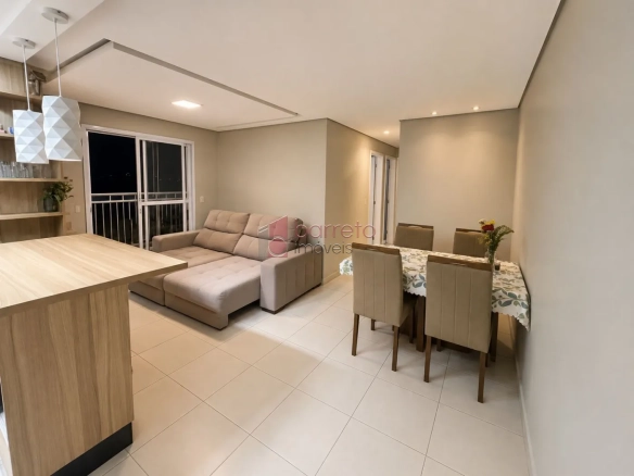 APARTAMENTO À VENDA NO RESIDENCIAL CONTEMPORÂNEO EM JUNDIAÍ-SP