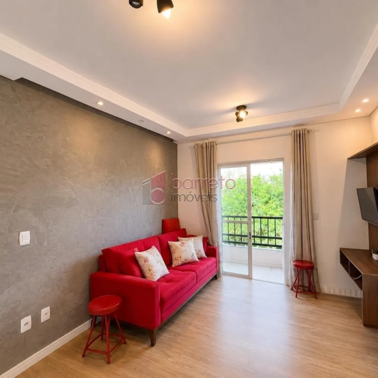 APARTAMENTO MOBILIADO PARA VENDA E LOCAÇÃO NO CONDOMÍNIO VIVARTE COLÔNIA – JUNDIAÍ/SP.