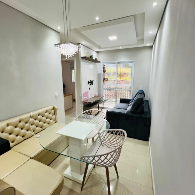 APARTAMENTO MOBILIADO PARA LOCAÇÃO NO RESIDENCIAL CAMÉLIA – JUNDIÁI/SP