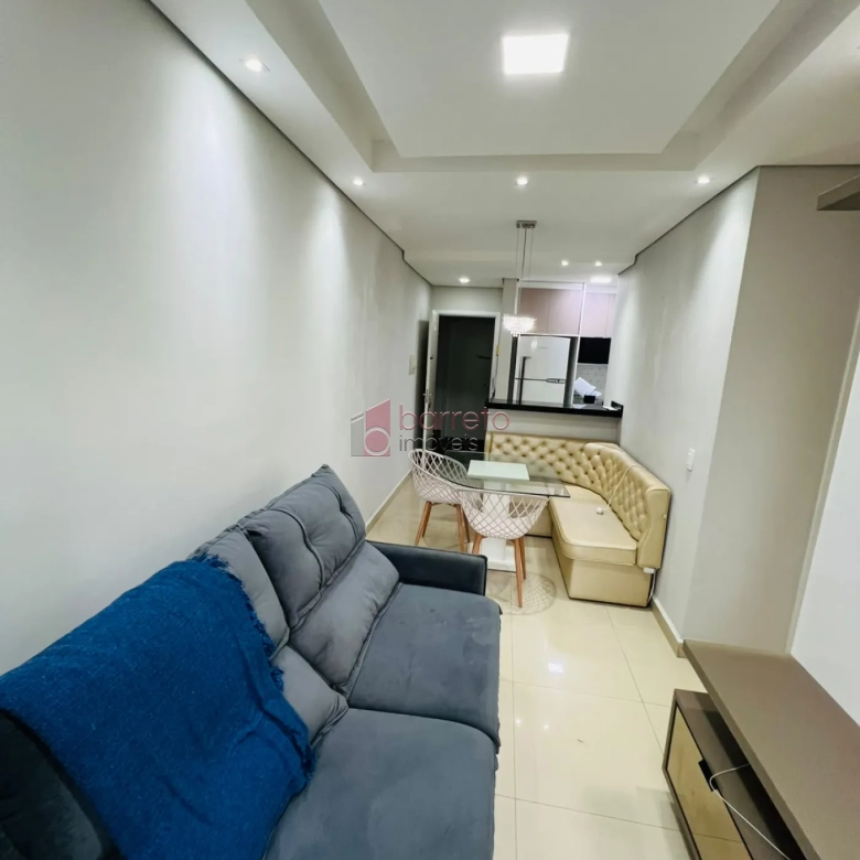 APARTAMENTO MOBILIADO PARA LOCAÇÃO NO RESIDENCIAL CAMÉLIA – JUNDIÁI/SP