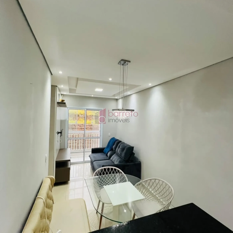 APARTAMENTO MOBILIADO PARA LOCAÇÃO NO RESIDENCIAL CAMÉLIA – JUNDIÁI/SP