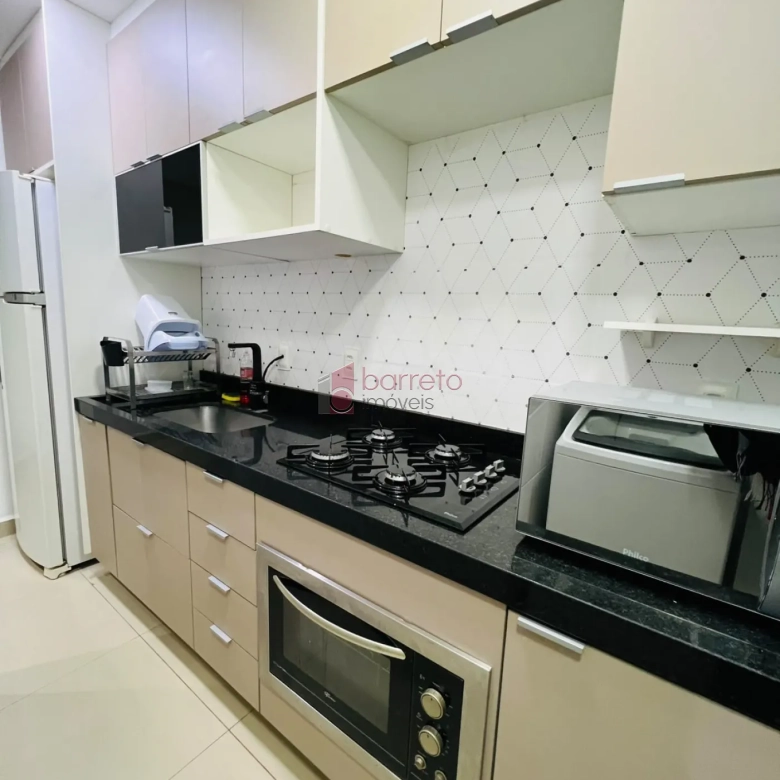 APARTAMENTO MOBILIADO PARA LOCAÇÃO NO RESIDENCIAL CAMÉLIA – JUNDIÁI/SP