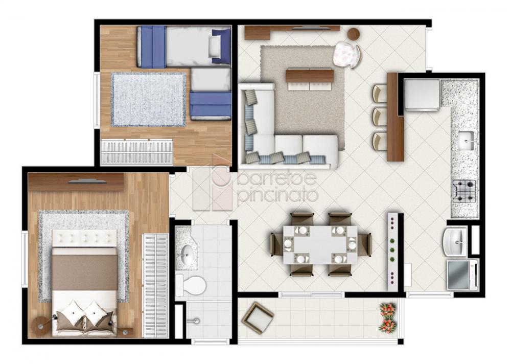 APARTAMENTO À VENDA NO CONDOMÍNIO SCALLA – BAIRRO ENGORDADOURO – JUNDIAÍ/SP