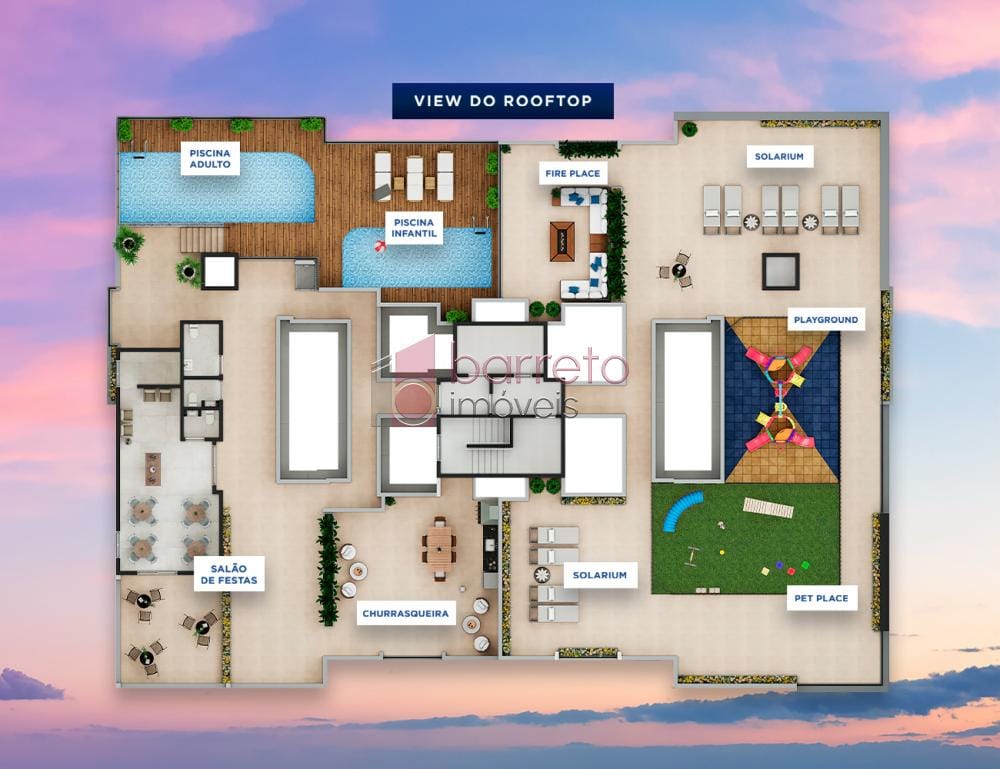 APARTAMENTO À VENDA NO CONDOMÍNIO SKY VIDEIRAS NO BAIRRO QUINTA DAS VIDEIRAS – JUNDIAÍ/SP