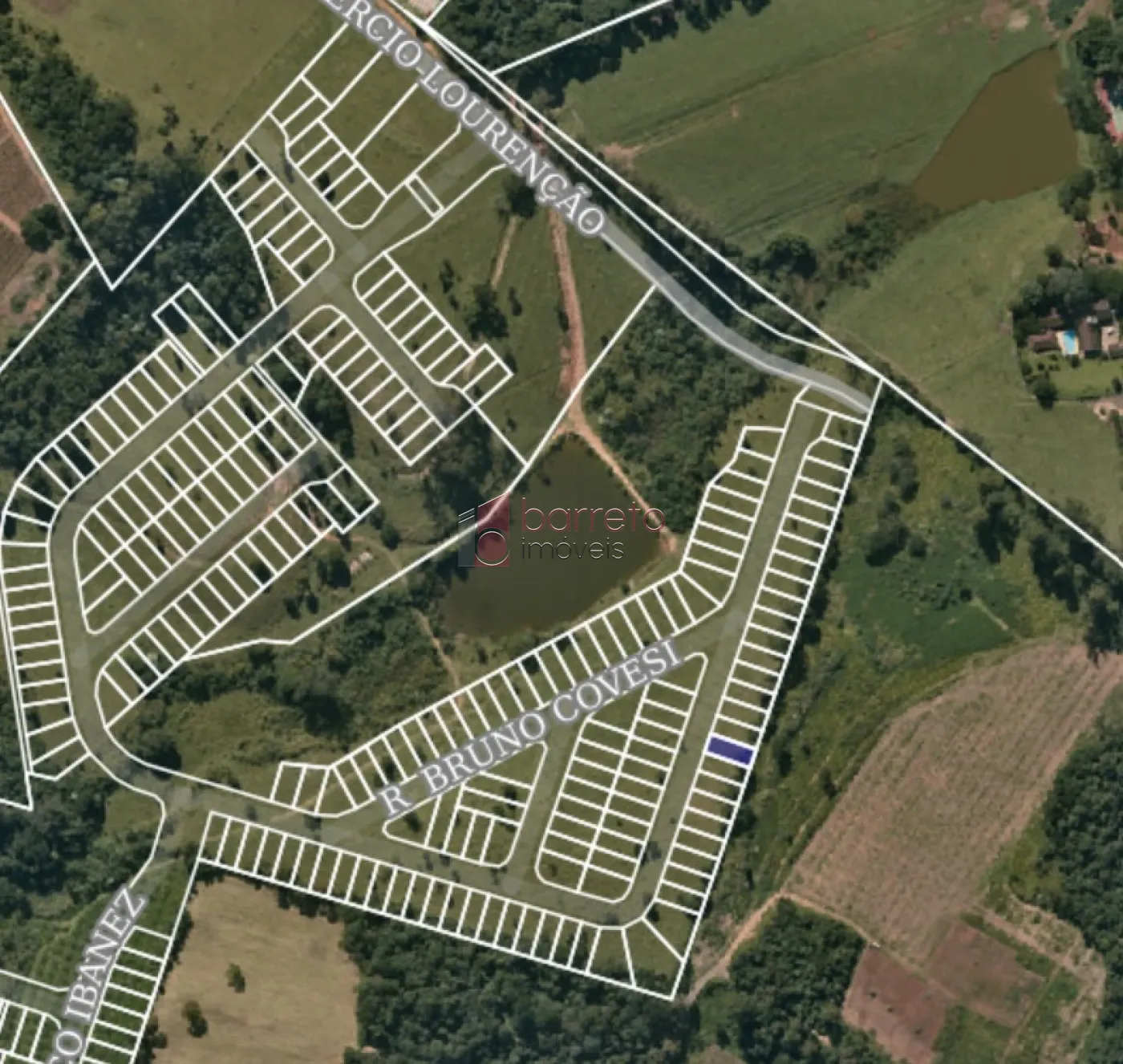 TERRENO À VENDA COM 250M²  NO RESIDENCIAL LAGO AZUL NO BAIRRO RECANTO QUARTO CENTENÁRIO EM JUNDIAÍ-SP