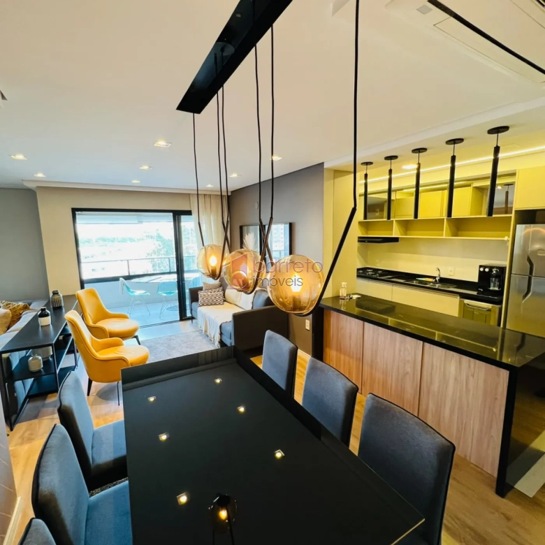 APARTAMENTO MOBILIADO PARA LOCAÇÃO NO CONDOMÍNIO ODEON – JUNDIAÍ/SP