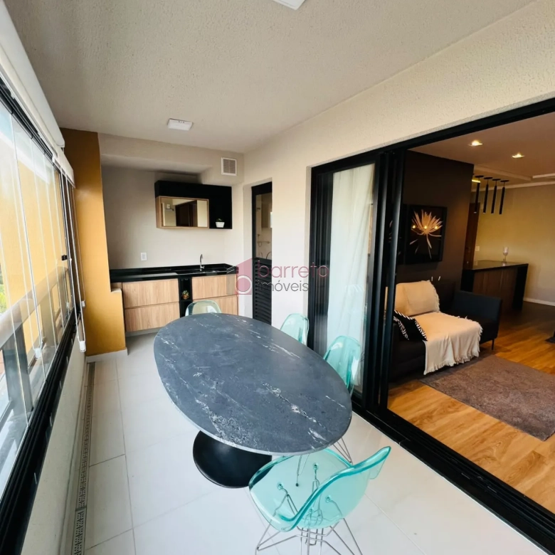 APARTAMENTO MOBILIADO PARA LOCAÇÃO NO CONDOMÍNIO ODEON – JUNDIAÍ/SP