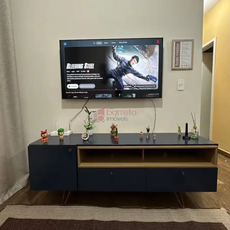 APARTAMENTO SEMI MOBILIADO PARA LOCAÇÃO NO CONDOMÍNIO TULIPAS GARDEN RESIDENCE – JUNDIAÍ/SP