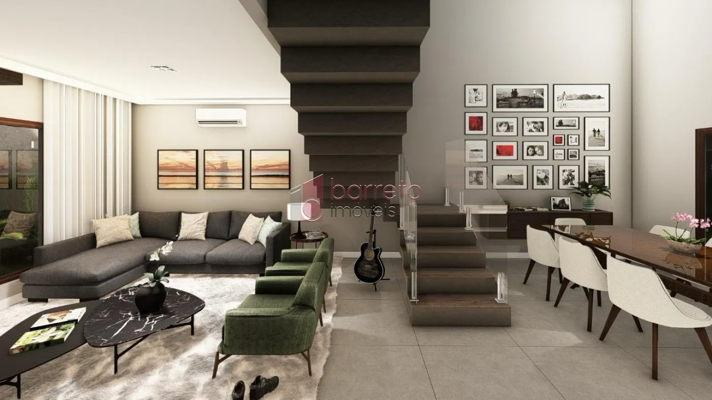 CASA SOBRADO COM 03 QUARTOS À VENDA NO CONDOMÍNIO RESIDENCIAL DOS IPÊS – JUNDIAÍ/SP
